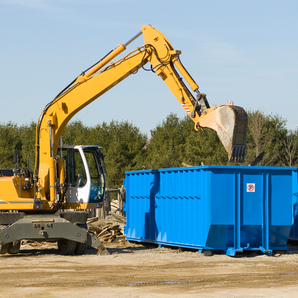 can i choose the location where the residential dumpster will be placed in West Modesto CA